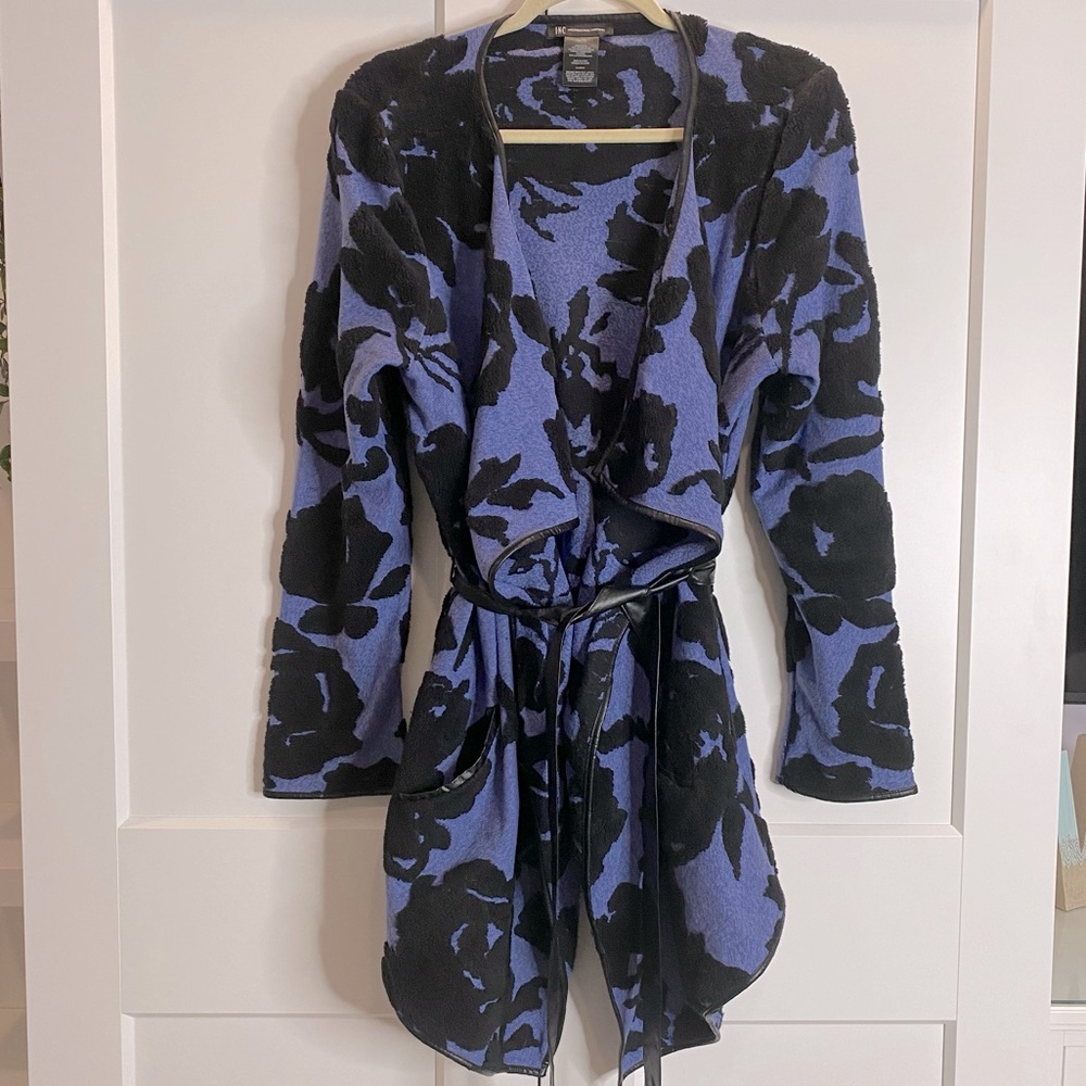 Spring Wrap Sweater Jacket with Tie Belt